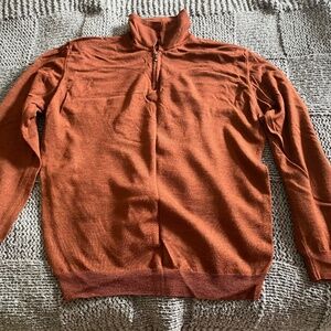 Tuscano Merino Wool Quarter Zip Sweater